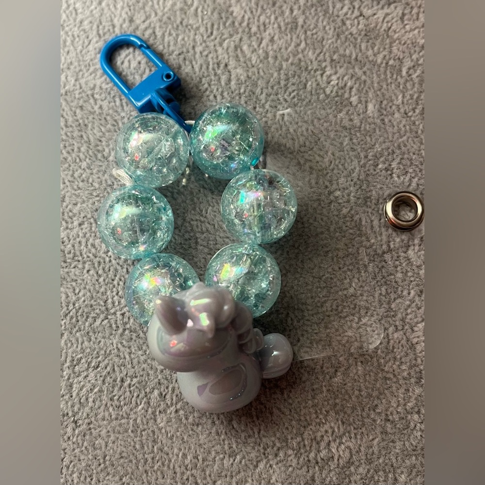 BLUE UNICORN phone/key or bag charm